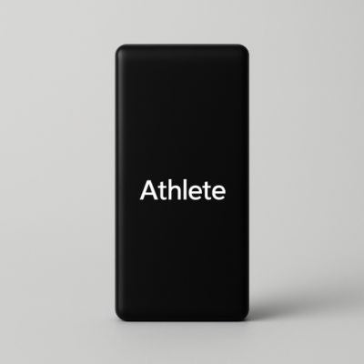 Elastique musculation Athlète noir