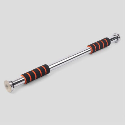 barre de traction sans fixation acier poigne gel noir orange 