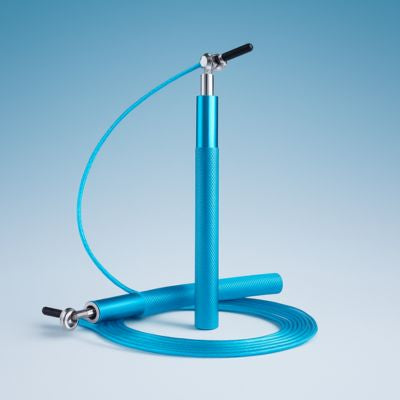 corde à sauté bleue