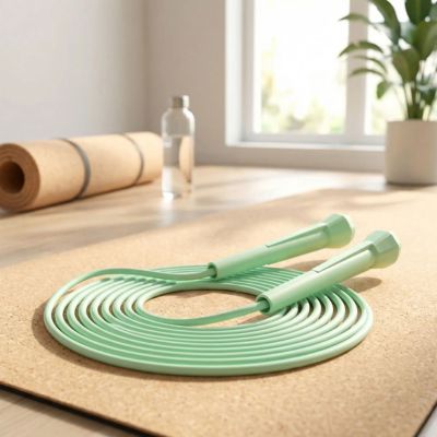 corde a sauter vert menthe