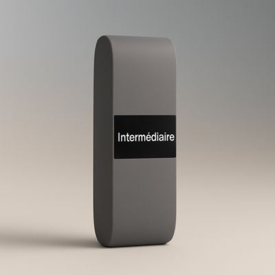 Elastique musculation Intermédiaire gris foncé