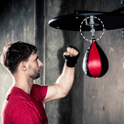 entraînement à la boxe plateforme circulaire support sac de frappe