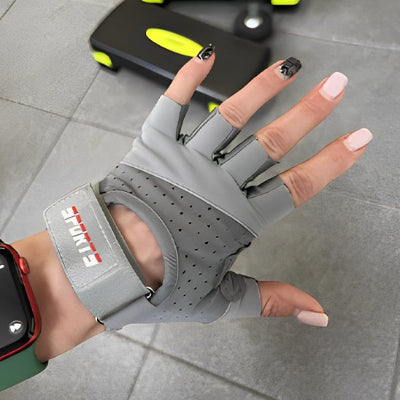 Gants pour la musculation et l entrainement couleur gris