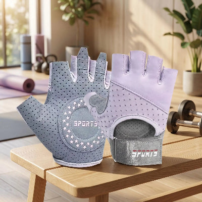 Gants pour la musculation violet pour femme