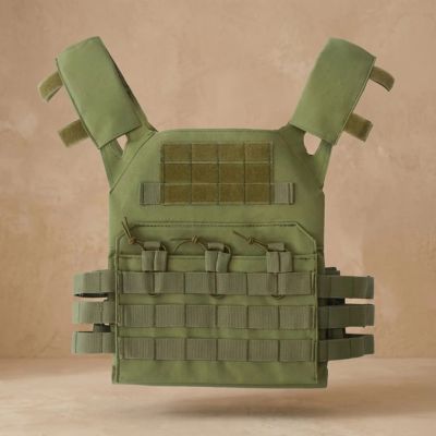 gilet lesté leger vert avec sangle