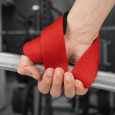 main sangle de tirage barre de haltere