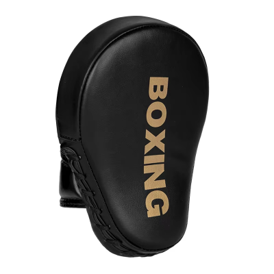 pao boxe noir écriture portant la marque BOXING