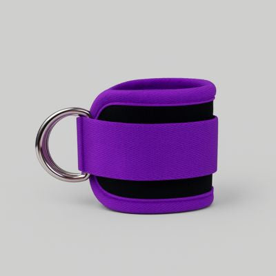 Sangle cheville musculation mauve
