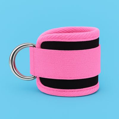 Sangle cheville musculation rose